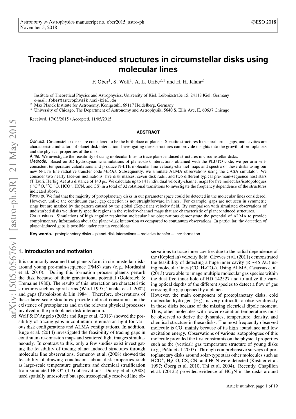 Tracing Planet-Induced Structures in Circumstellar Disks Using Molecular Lines