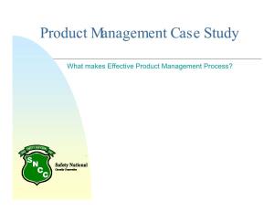 Product Management Case Study