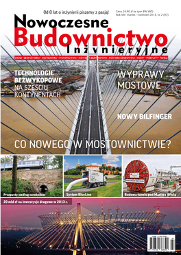 Nowoczesne Budownictwo Inżynieryjne, Budownictwo