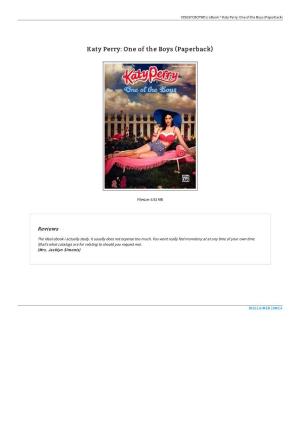 Download PDF / Katy Perry: One of the Boys (Paperback