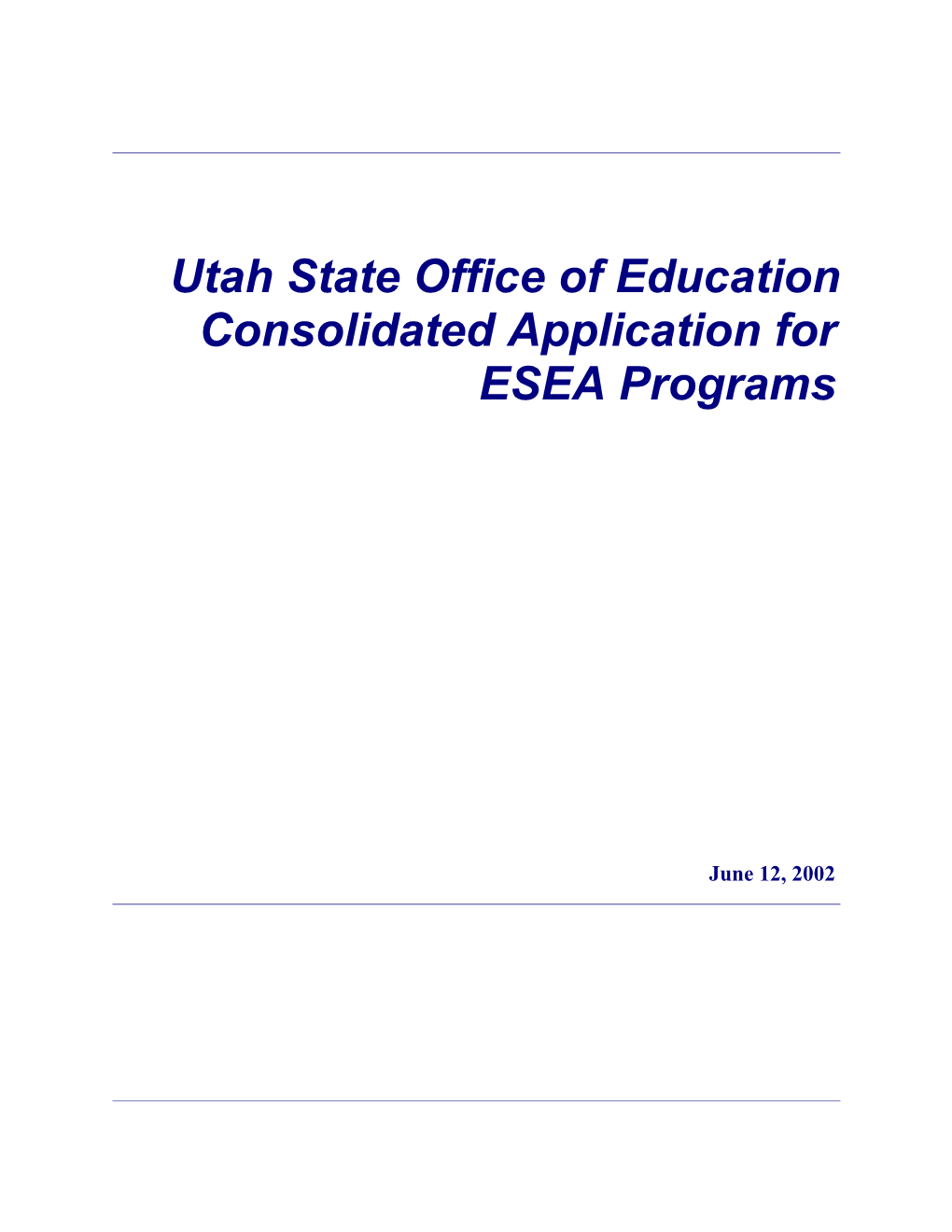Utah State Office Of Education