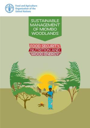 Sustainable Management of Miombo Woodlands