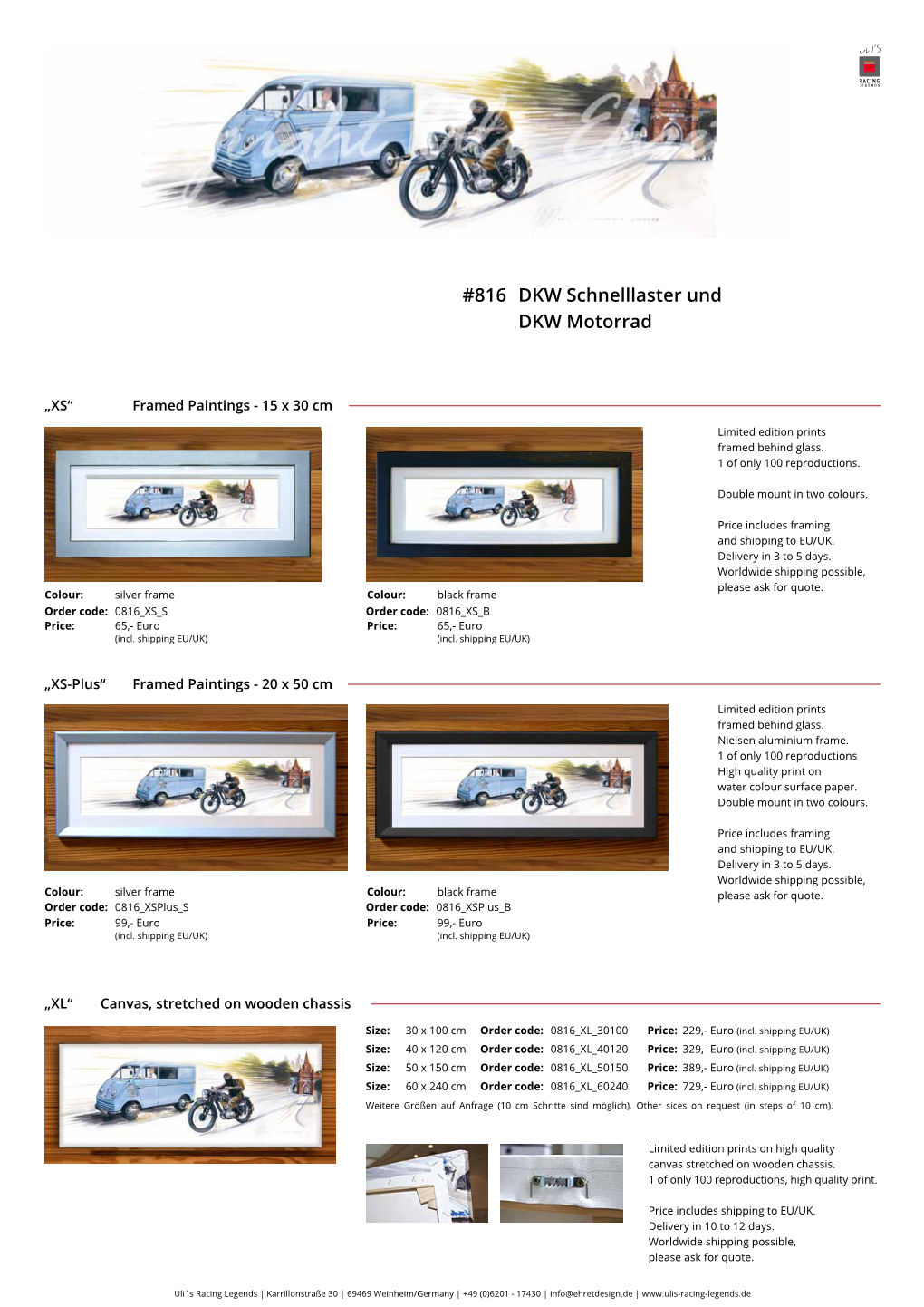 816 DKW Schnelllaster Und DKW Motorrad