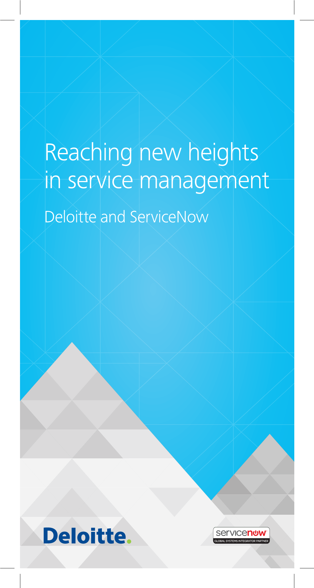 Reaching New Heights in Service Management