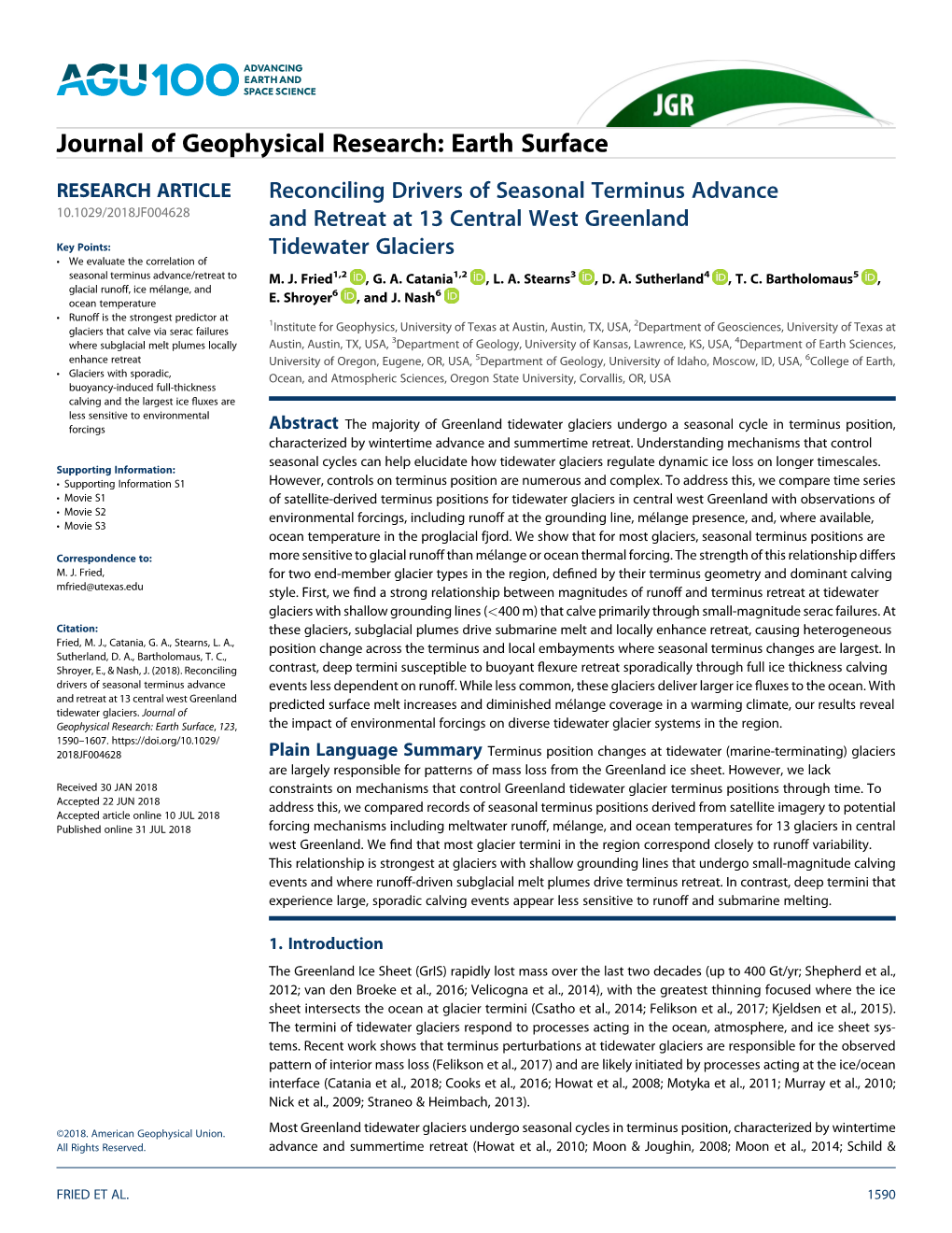 Reconciling Drivers of Seasonal Terminus Advance and Retreat at 13