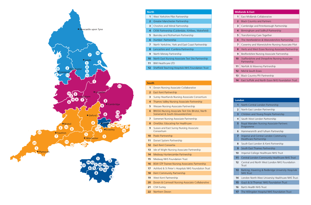 North 1 West Yorkshire Pilot Partnership 2 Greater Manchester