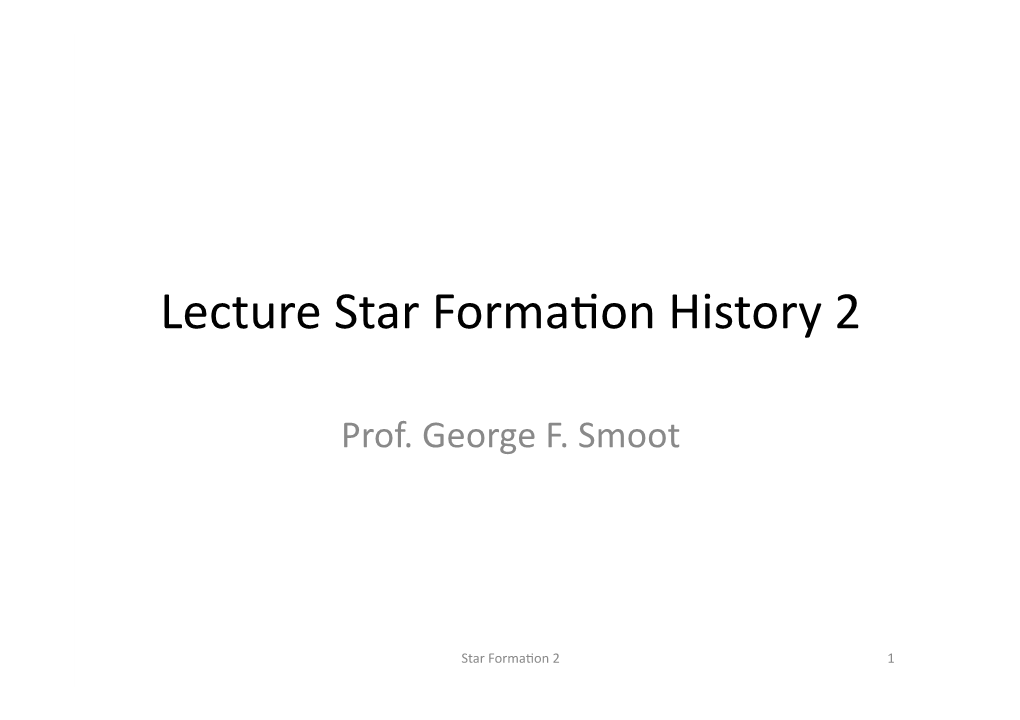 Lecture Star Formation 2. Pptx.Pptx