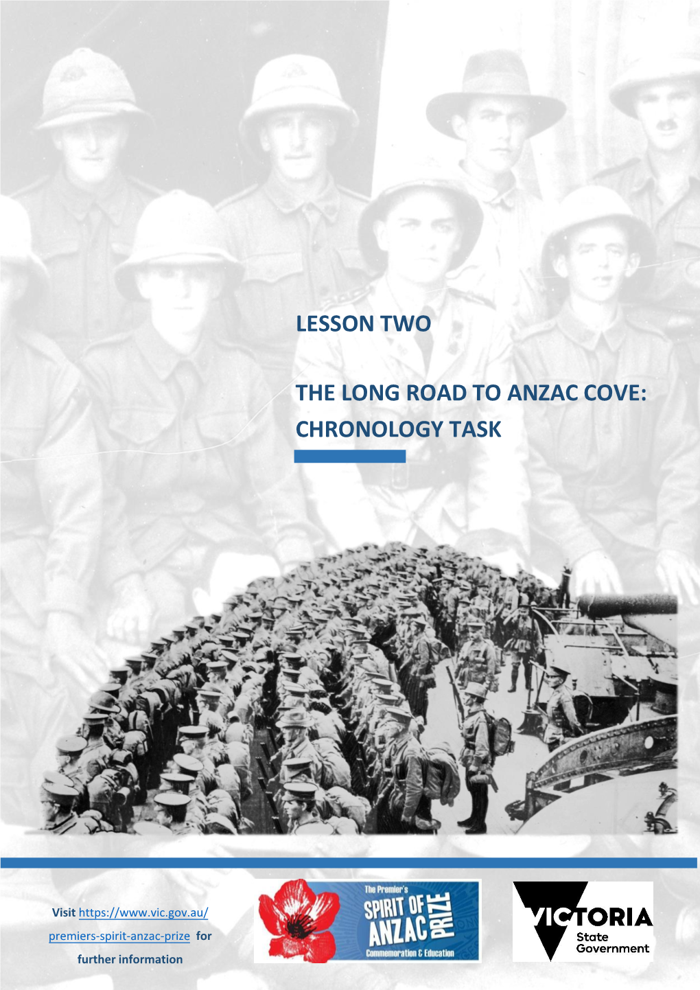 The Long Road to Anzac Cove: Chronology Task Lesson