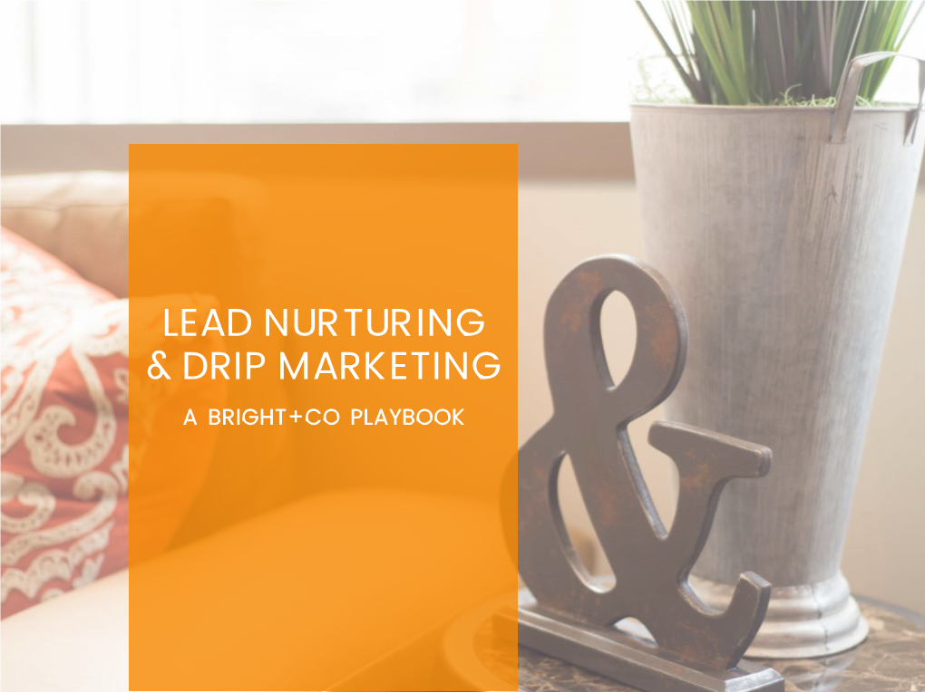 BRIGHT+CO Lead Nurturing & Drip Marketing Playbook