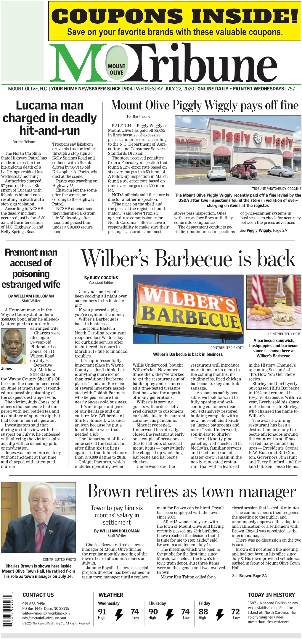 Wilber's Barbecue Is Back