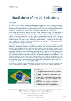 Brazil Ahead of the 2018 Elections