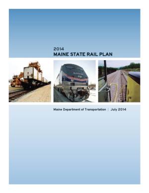 2014 Maine State Rail Plan