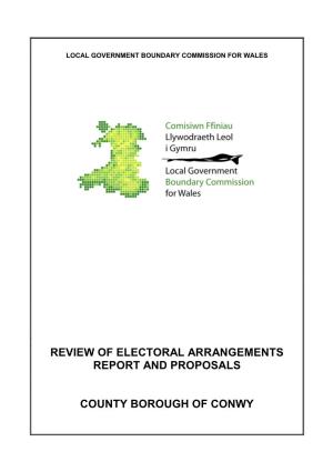 Review of Electoral Arrangements Report and Proposals