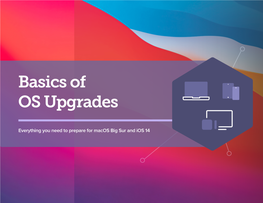 Basics of OS Upgrades