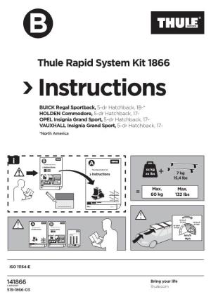 Thule Rapid System Kit 1866