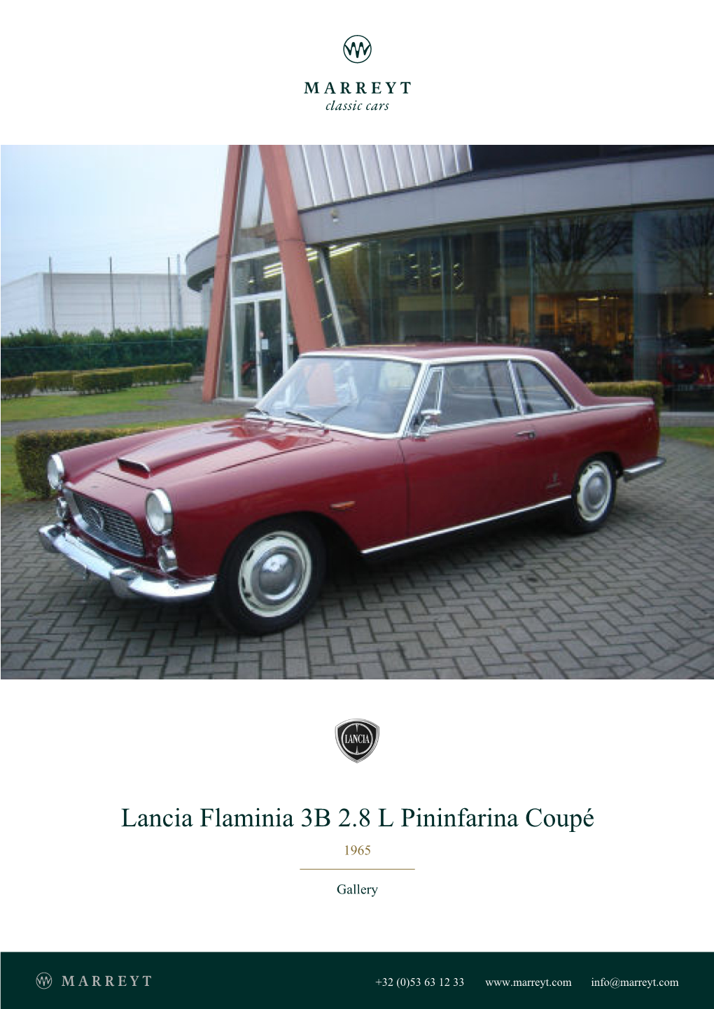 Lancia Flaminia 3B 2.8 L Pininfarina Coupé 1965