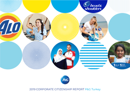 2019 CORPORATE CITIZENSHIP REPORT P&G Turkey