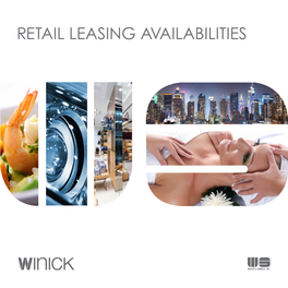 Retail Leasing Availabilities Table of Contents