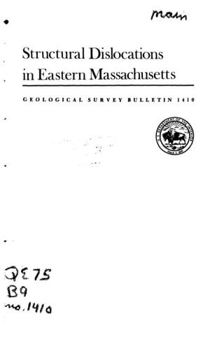 Structural Dislocations in Eastern Massachusetts