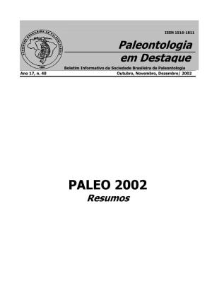 PALEO 2002 Resumos
