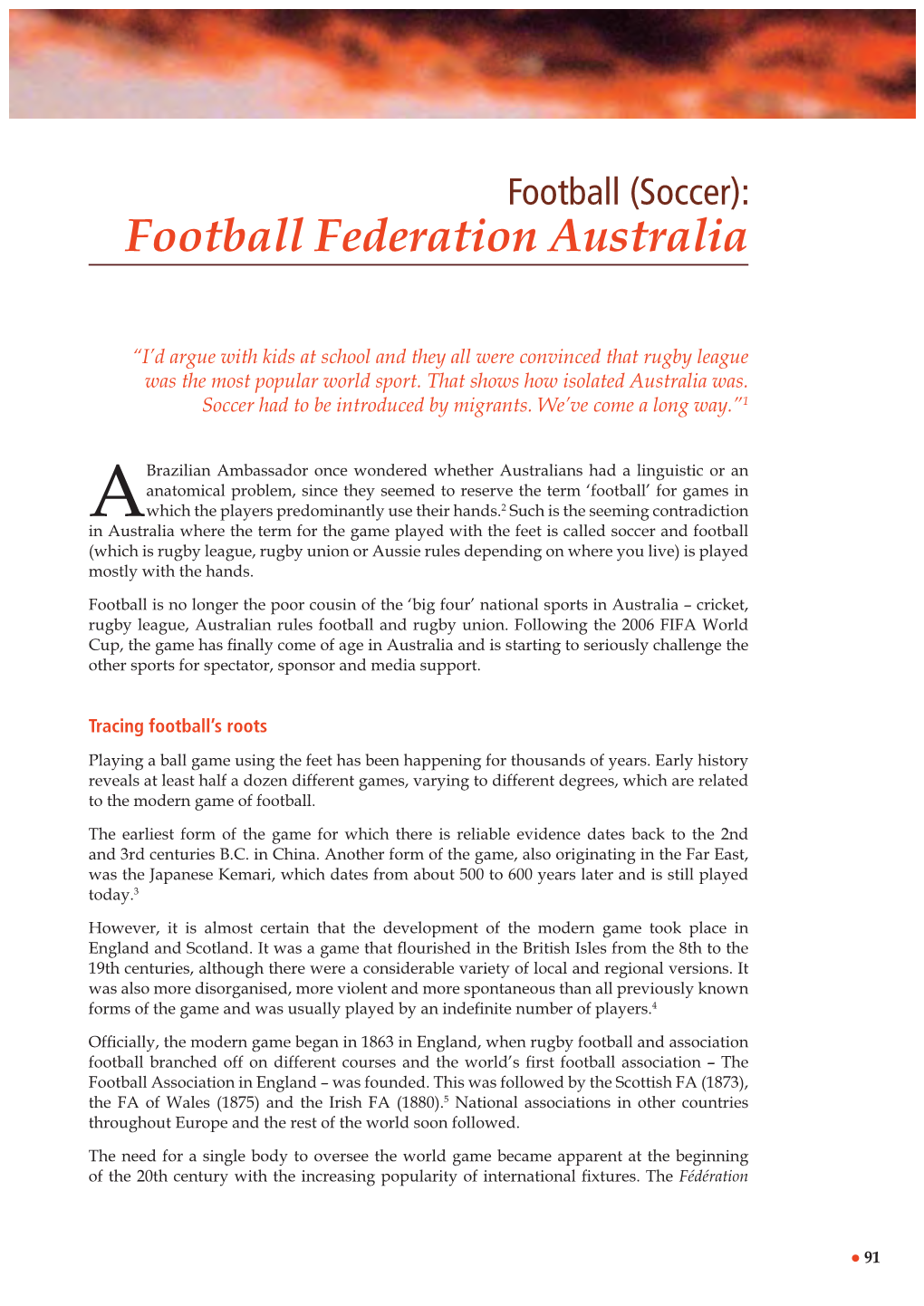 Football Federation Australia