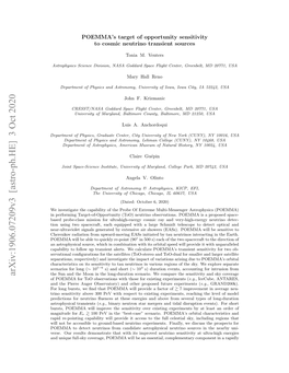 Arxiv:1906.07209V3 [Astro-Ph.HE] 3 Oct 2020 the Sun and the Moon in the Long-Duration Scenario