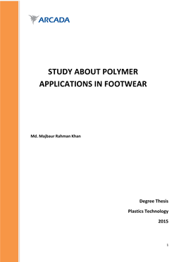 Study About Polymer Applications in Footwear
