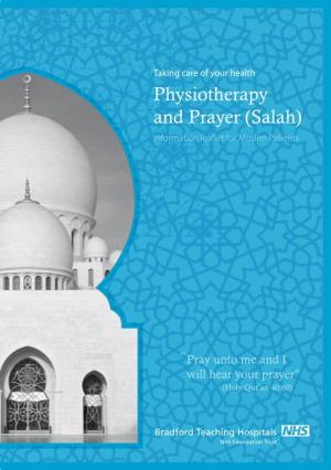 Physiotherapy and Prayer (Salah) Information Leaflet for Muslim Patients