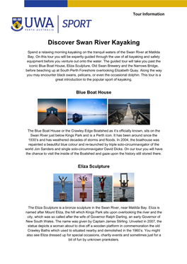 Discover Swan River Kayaking
