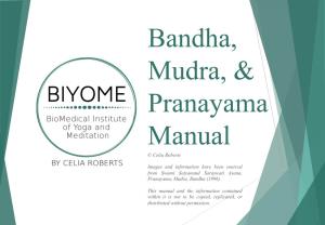 Bandha, Mudra, & Pranayama Manual