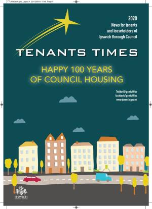 News for Tenants and Leaseholders of Ipswich Borough Council