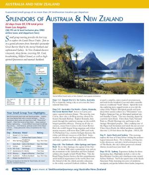 Splendors of Australia & New Zealand