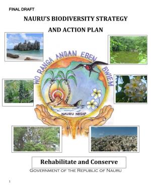 Nauru’S Biodiversity Strategy and Action Plan