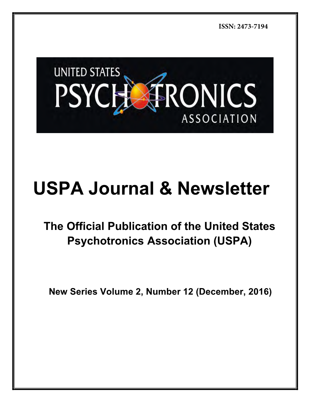 USPA Journal & Newsletter