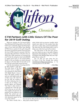 CTM Partners with Little Sisters of the Poor for 2019 Golf Outing