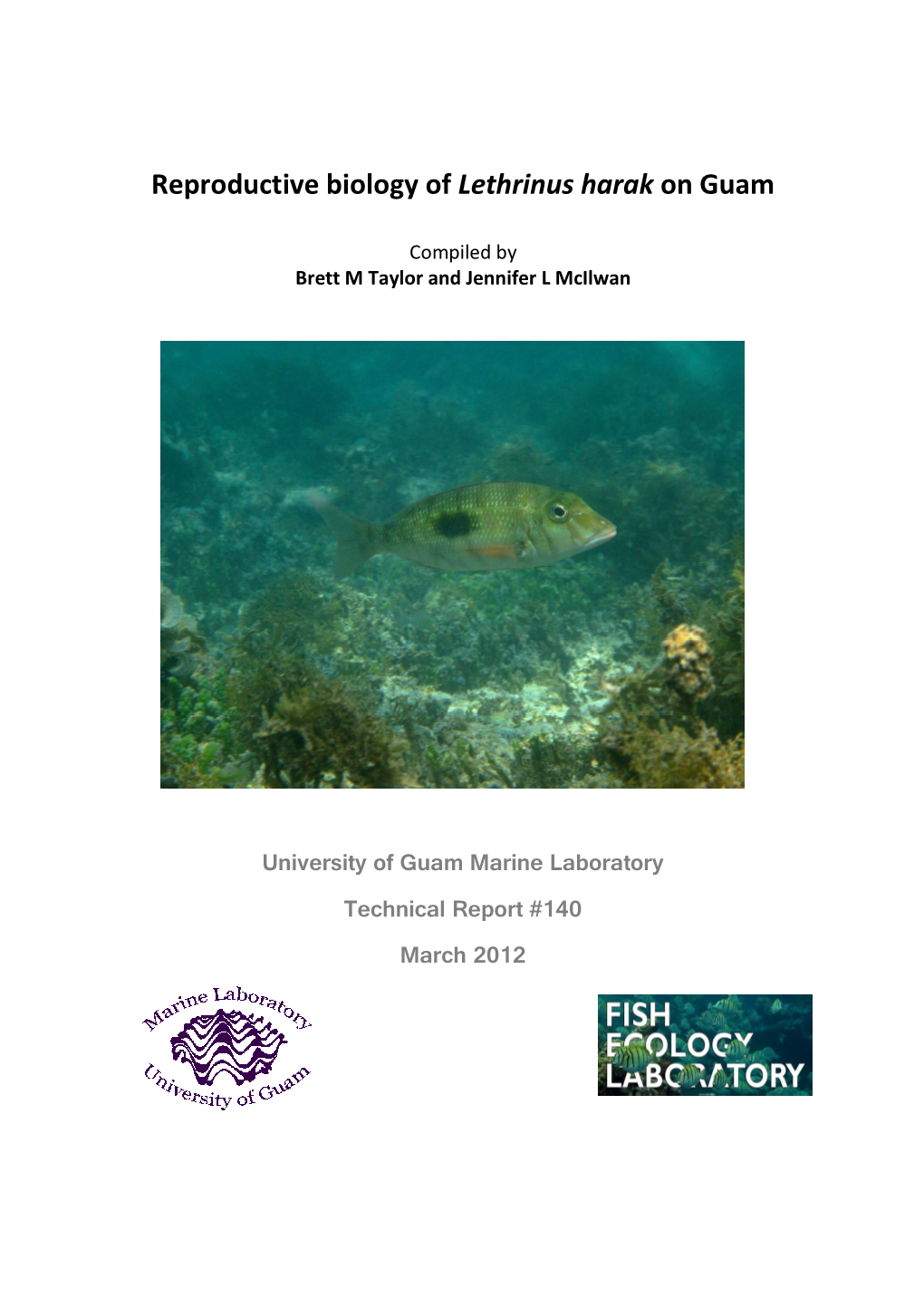 Reproductive Biology of Lethrinus Harak on Guam