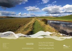 South Downs National Park Climate Change Adaptation Plan 5 the NATIONAL WHY PRODUCE a CLIMATE PARK PARTNERSHIP CHANGE ADAPTATION PLAN? MANAGEMENT PLAN