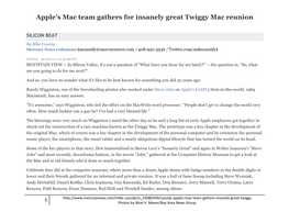 Apple's Mac Team Gathers for Insanely Great Twiggy Mac Reunion