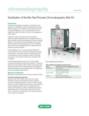 Sanitization of the Bio-Rad Process Chromatography Skid 00