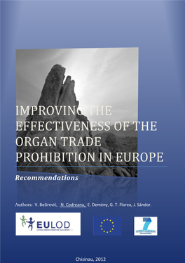 Improving the Effectiveness of the Organ Trade Prohibition in Europe