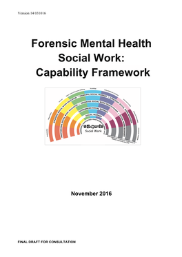 Forensic Mental Health Social Work: Capability Framework