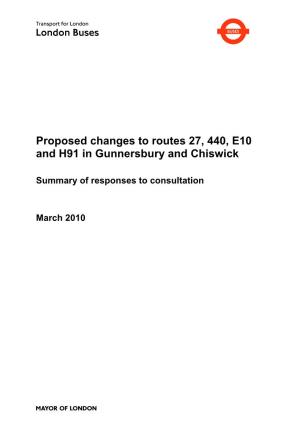 Chiswick Park & Turnham Green Consultation