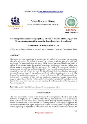 Pelagia Research Library