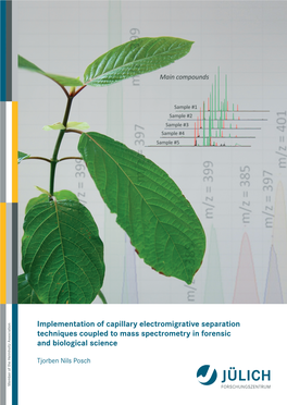 Implementation of Capillary Electromigrative Separation Techniques Coupled to Mass Spectrometry in Forensic and Biological Science
