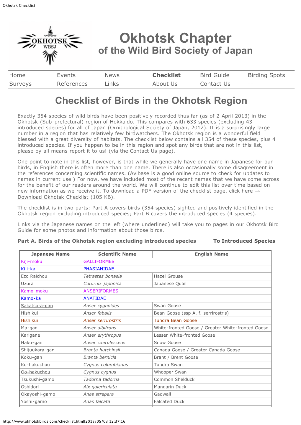 Download Okhotsk Checklist (105 KB)