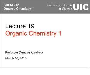 Chem 232 Lecture 19