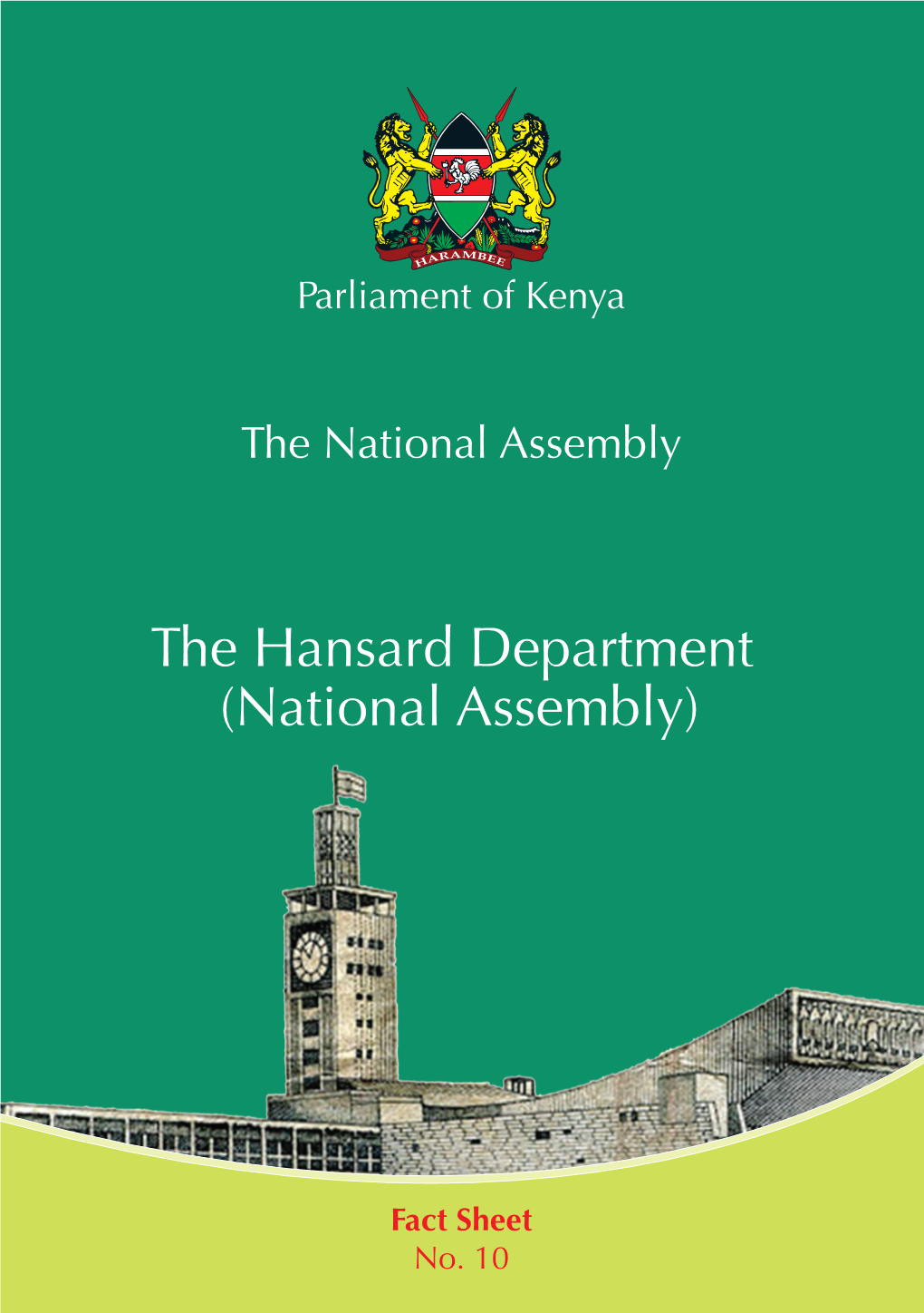 The Hansard Department (National Assembly)