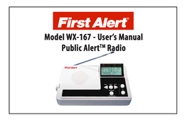 WX-167 User Manual