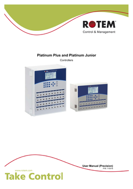 Platinum Plus and Platinum Junior Controllers