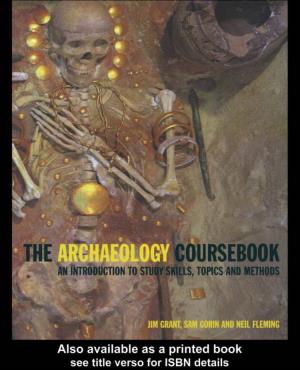 The Archaeology Coursebook: an Introduction to Study Skills